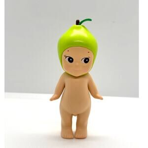 New Kewpie/Angel Mini Collectible Figure in Pear Fruit Costume, Open Box